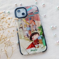 【客製化】iPhone15雙層包膠透明手機殼_附贈手機桌布