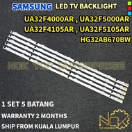 32F5105AR 32F5000AR 32F4000AR 32F4105AR HG32AB670BW LED TV BACKLIGHT NEW READY STOCK Mla1
