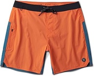 Mens Boatman 17" Boardshort, Versatile Surf Shorts for Men, Durable 4-Way Stretch