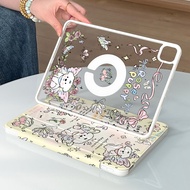 ZOYU | เคส iPad แบบแม่เหล็กใสเบาสำหรับขนาด 11 นิ้ว 12.9 นิ้ว และ Mini 7