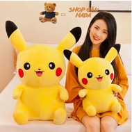 Gấu Bông Pikachu Siêu Cute Gối Ôm Pikachu Mềm Mịn Cao Cấp HADA Chính Hãng