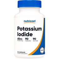 Nutricost Potassium Iodide (KI), 90 Capsules, 65mg Potassium Iodide Per Serving, Vegetarian, Non-GMO