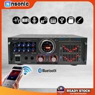 RICSON Karaoke Power Amplifier Stereo Amplifier Amp Speaker With Remote Control/ Fm Radio/ Bluetooth