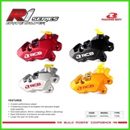☼ ♀ RCB BRAKE CALIPER R1 SERIES 4 PISTON 4 POT 4-POT BRAKE CALIPER RCB UNIVERSAL