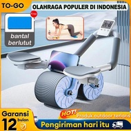 Ab Roller Home Fitness Equipment Plank Pink Trainer 2in1 Abdominal Core Roller Automatic Rebound Spo