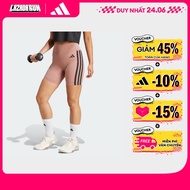 [CHỈ 24.6-GIẢM 45%+VOUCHER 10%] adidas Tập luyện Quần Short Legging 3 Sọc Optime Essentials Nữ Hồng 