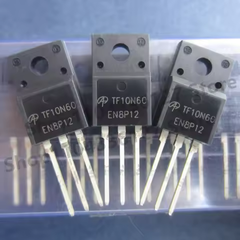 5Pcs/Aotf10N60 Tf10N60 Tf10N60C 10A/600V To-220F Field Effect Transistor (Mosfet) Triode Brand New O