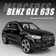 C 1:32 Mercedes Benz GLE 63S S Alloy Car Model Diecast Sound Light Toys Show Accessories Collec