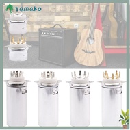 TAMAKO 1Pcs Valve Base, Tin-Plated 9Pin B9A Vacuum Tube Socket, Durable Vintage Audio DIY with Alumi