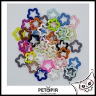 Colourful Acrylic Star [Mixed Colour 10pcs] | PETOPIA Sugar Glider Bedding Accessories