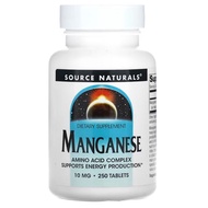 Source Naturals, Manganese, 10 mg, 250 Tablets