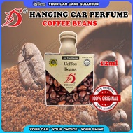 🌸 DWANGI Fresheners Coffee Beans Car Home Perfume Hanging Packaging Kotak Pewangi Kereta 12ml Origin