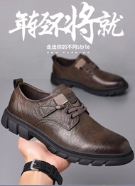 AOKANG Giày Nam Giày Da mới thường ngày Giày Giày mặc váy da thoáng khí chống trượt Giày làm việc