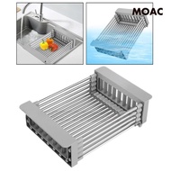 [ Dish Drainer over The Sink Dish Rack for Glasses Fruits Vegetables
