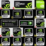 Special NVIDIA GTX GEFORCE 970m 860m QUADRO Sticker Label decal For LAPTOP Desktop Computer