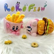 Kirby Buger/Kirby Cute Stuffed Potatoes Backpack Decoration/Roro Fish Bag Decoration