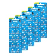 Vỉ 10 viên Pin đồng hồ Vinnic AG1 / LR621SW / 364A / CX60W Chính Hãng