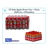 C2 Solo Apple Green Tea - 1 Case (230 mL x 24 bottles)