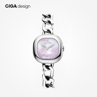 CIGA Design นาฬิกาเอลิทสำหรับผู้หญิง ทำจากเหล็กไม่เป็นรังสี ใช้เครื่องขับควอตซ์ญี่ปุ่น นาฬิกาข้อมือผ