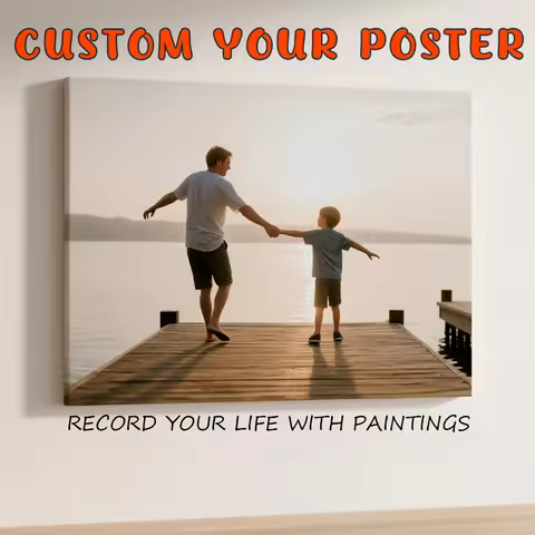 1Pc coustom Personalized canvas poster,Personalized gifts For wall decor,custom canvas wall atr,cust