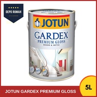 [WARNA] 5Litre Jotun Gardex Premium Gloss Paint 5L (Cat Besi &amp; Kayu Jotun Putih&amp;Warna)