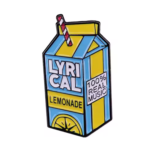 Juice Wrld Lyrical Lemonade Trippy Badge I admit it, another ho got me finished broke my heart, oh n