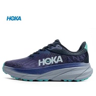 Original HOKA ONE ONE Challenger ATR 7 Shock Absorbing Road OutDoor Running Shoes Dark Blue Men and Women Size 36-45