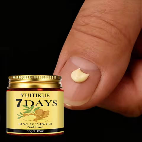 YUITIKUE 7Days Ginger King Nail Care Cream - 7-Day Results, Sterilize & Renew Nails, for Healthy Bea