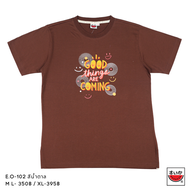 แตงโม (SUIKA) -  เสื้อยืดคอกลมแขนสั้น ลาย Good Things Are Coming (E.O-102)