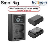 SmallRig NP-FZ100 Battery Charger Set for Sony NP-FZ100 Battery Double Slot Charger for Sony Alpha 3