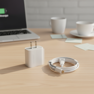 20W PD USB-C Power Adapter for iPhone 6 to 16, iPad – Fast Charger with Type-C Cable | Max Output 25