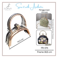 FR-071 | 16.5 CM | Bag Frame | Clasp Frame Bag | Bag Brace | 16.5 CM