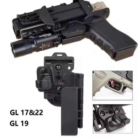 Tactical IPSC Holster Right Hand Level 3 Carry Quick OWB Gun Case Waist Belt Holster Pistol Holder f