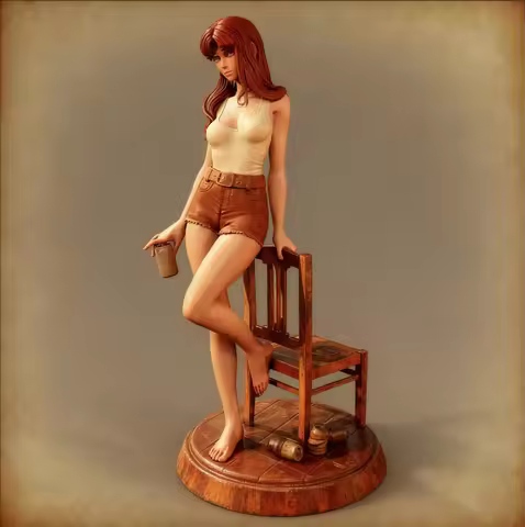 The height of man 50mm 75mm 90mm Resin Model Kit DIY Assembly and Painting TD-7613/3D