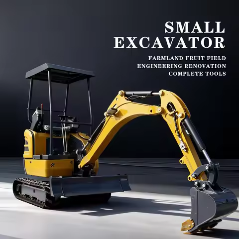 Customized 1.5 Ton Mini Excavator Epa/Euro 5 Certified With Hydraulic System For Garden Micro Digger