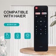 HTR-U28 Voice TV Remote Control Replace For Haier HTR-U28 H50S6UG H55S6UG H65S6UG 4K UHD Smart Andro