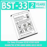 BST-33 Hight Quality Battery For Sony Ericsson K530 K550 K630 K660i K790 K790i K800 K800i K810 K810i
