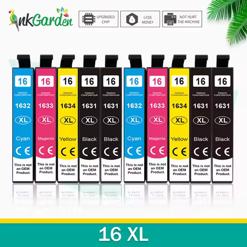 InkGarden 16XL T1631 - T1634 XL Compatible Ink Cartridge For Epson WorkForce WF 2010 2540 2750 2510 