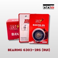 BEARING 6302-2RS RUI - BEARING BALL LAKER BEARING LAHER WHEEL 6302-2RS