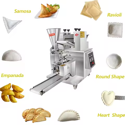 Automatic Samosa Making Machine Manti Commercial Samosa Making Machine Empanada Spring Roll Dumpling