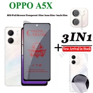 3in ฟิล์มเซรามิกเคลือบเพื่อความเป็นส่วนตัวแบบนิ่ม1คลุมทั้งหมดสำหรับ A5X OPPO กระจกนิรภัยบน OPPO A5ฟิ