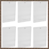 (JPTZ) 6Pc Magnetic Card Holder Case for Trading Card - 35Pt Magnet Top Loaders Baseball Card Holder