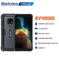 Blackview BV4900S Smartphone IP68 Rugged Waterproof Cellphones Android 11 Octa Core 2GB 32GB Mobile Phone 5580mAh 5.7inch Phones