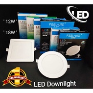 [LED Downlight] Feel Lite 18W LED/Round Shape/Daylight/Cool White (FL-DR180-18W)