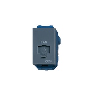 Cat6 Data Outlet Panasonic WEJ 24886 H Black Cat 6 Data Outlet/