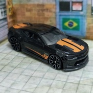 Hot Wheels 2018 Camaro SS (Black/Orange) - Loose Item - Diecast 1/64