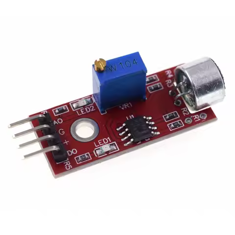 1-10PCS KY-037 Voice Sound Detection Sensor Module 4pin Microphone Transmitter Smart Robot Car for a