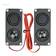 【3C】 2Pcs  Speaker Stereo Woofer Portable Speakers 10045 LED TV Speaker 8Ohm 5W