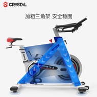 AT*🛬CrystalCRYSTAL Gym Commercial Exercise Bike Exercise Bike Indoor Exercise Aerobic Mute Bicycle CMEC