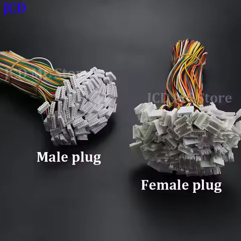 5/10PCS Mini Micro JST PH 2.0 Male Connector 2/3/4/5/6 Pin Way Plug Terminal Wires Cable for Housing